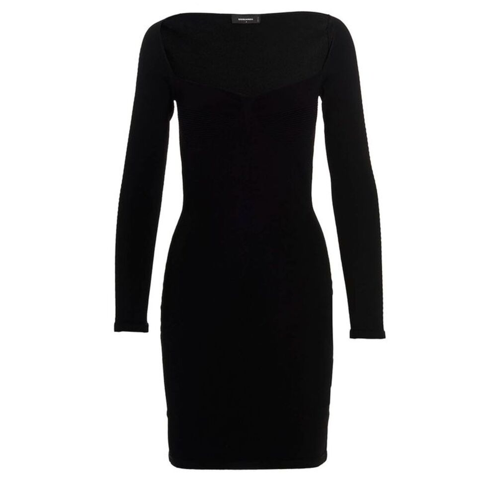 Dsquared² Black Viscose Mini Women's Skirt